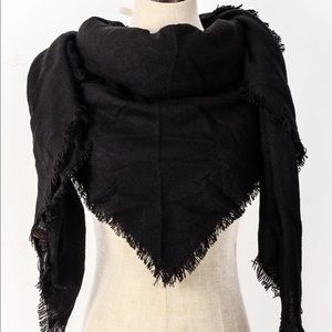 Black Blanket Scarf
